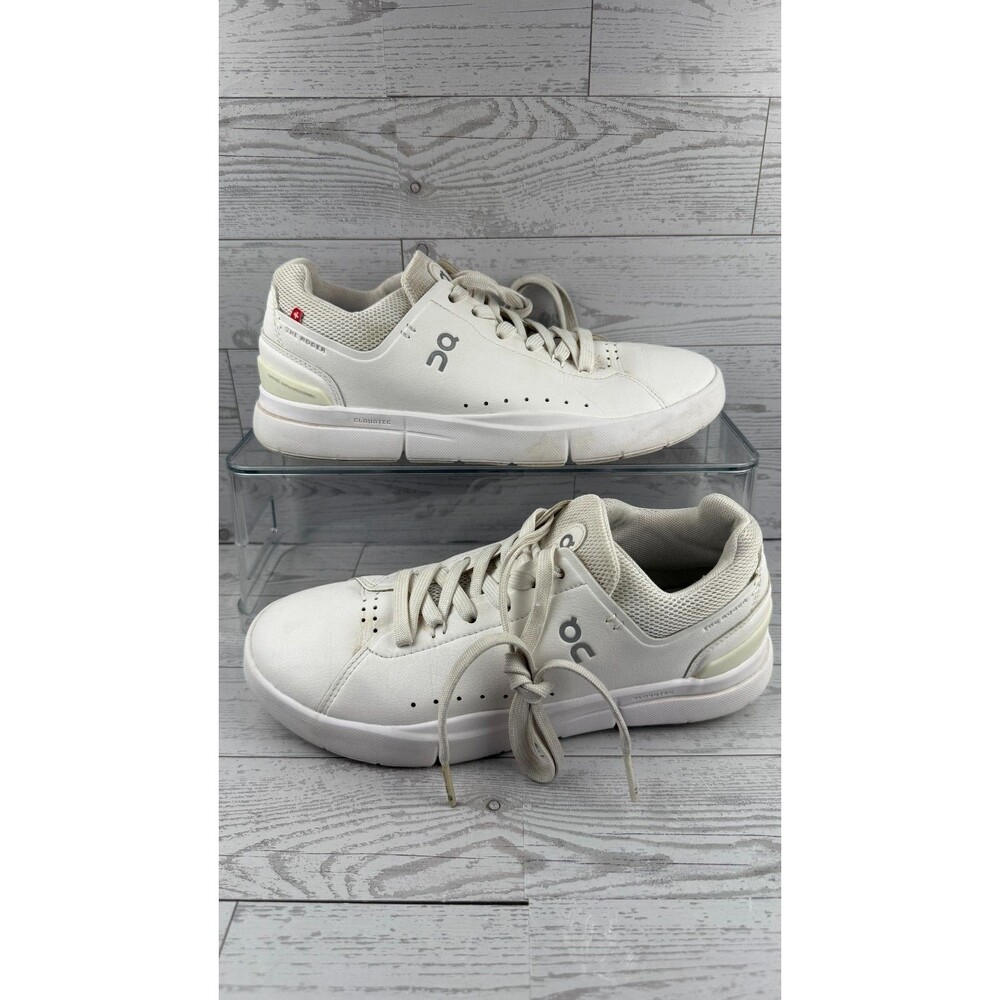 On The Roger Advantage 48.99456 White White 7B Womens Sneakers Tennis Shoes #833